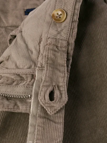 Pantaloni Incotex de catifea cord maro
