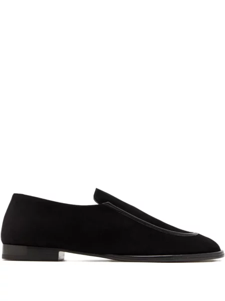 Pantofi loafer Neous din piele de căprioară negru