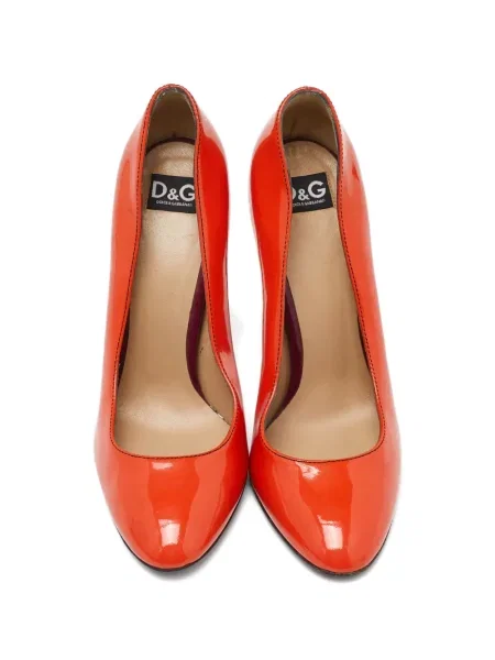Pantofi cu toc D&g portocaliu