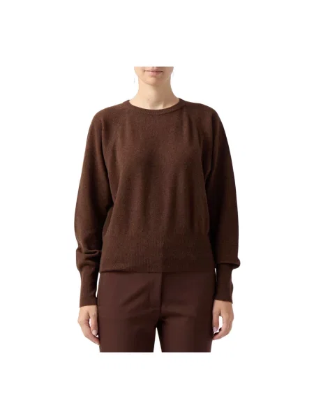 Sweter Federica Tosi wełniany brązowy