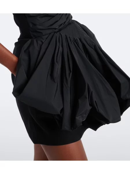 Rochie Magda Butrym de lână drapată negru