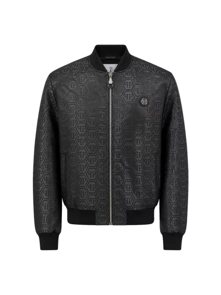 Kurtka bomber Philipp Plein czarny