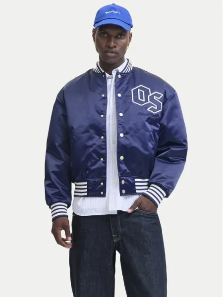 Jack & Jones Bundy bomber Meadows modrá