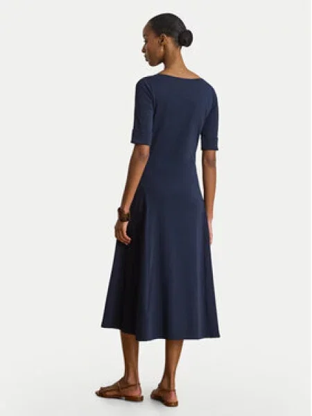 LAUREN RALPH LAUREN Cocktail obleka Munzie Mornarsko modra