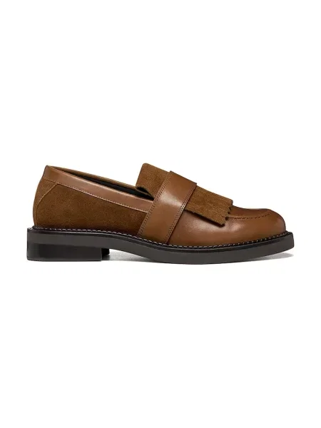 Geox loafers slip-on pentru femei din piele D SERILDA maro