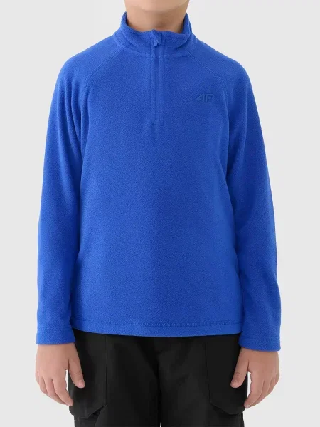 Gyerek fleece melegítő felső 4f fekete