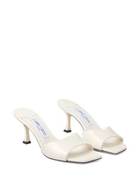 Sandale Jimmy Choo din piele alb