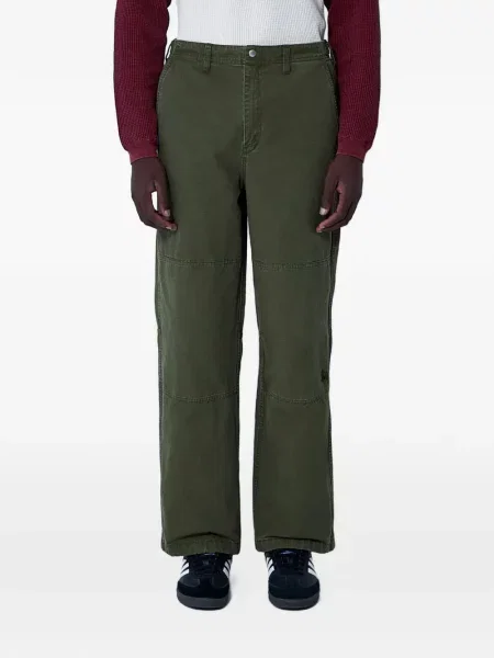 Pantaloni Stüssy cu autograf verde