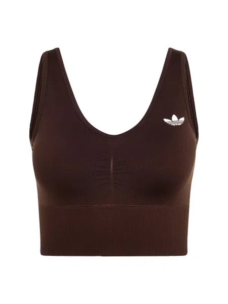 Adidas Sutien sport Essentials Seamless Bralette Maro alb