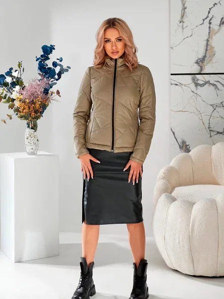 Демісезонна куртка LadyLike зелений