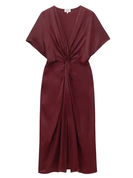 & Other Stories Rochie de cocktail merlot roșu