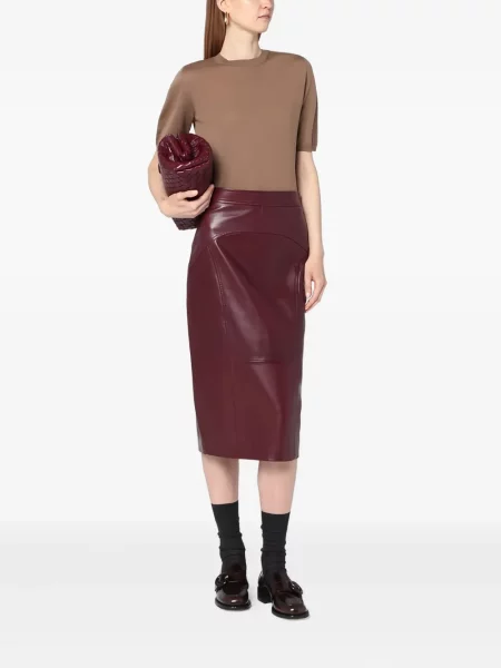 Tricou Max Mara de lână maro