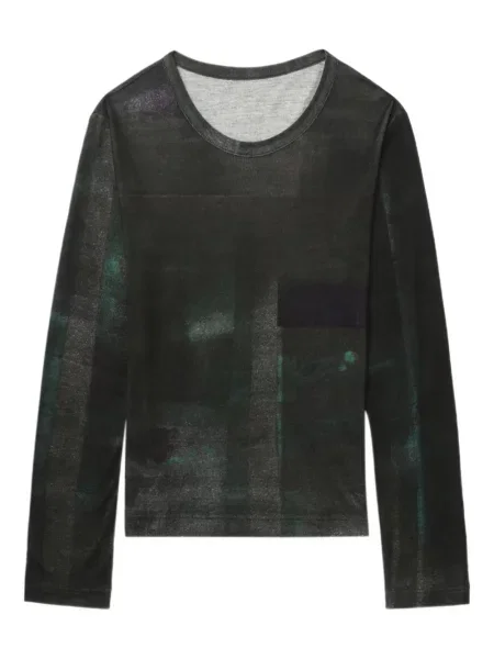Tricou Y's cu imagine lung verde