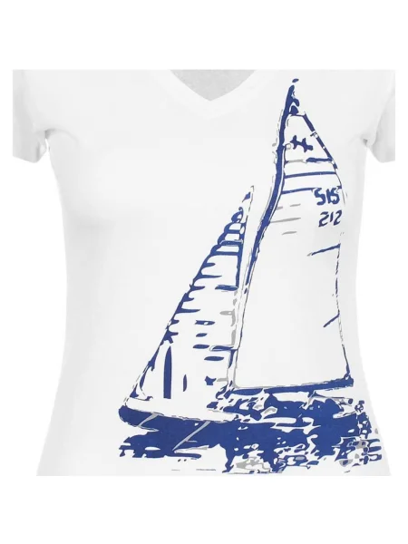 Tricou Vent Du Cap alb