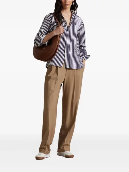 Căciulă Polo Ralph Lauren cu broderie tricotate de costum albastru