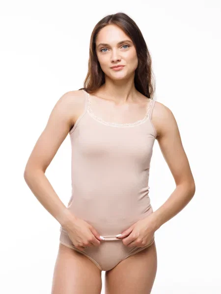 Майка для дому Наталюкс бамбук бежевий