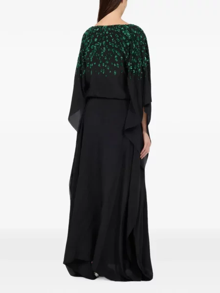 Rochie maxi Roberto Cavalli cu paiete negru