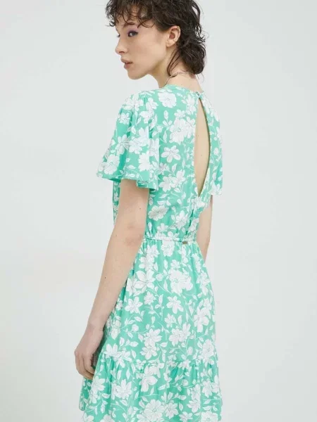 Сукня Billabong mini розкльошена зелений