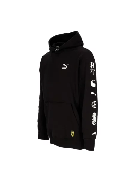 Sweter Puma z kapturem czarny