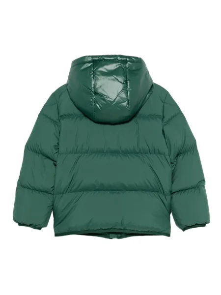 Dětska péřová bunda Moncler Enfant zelená