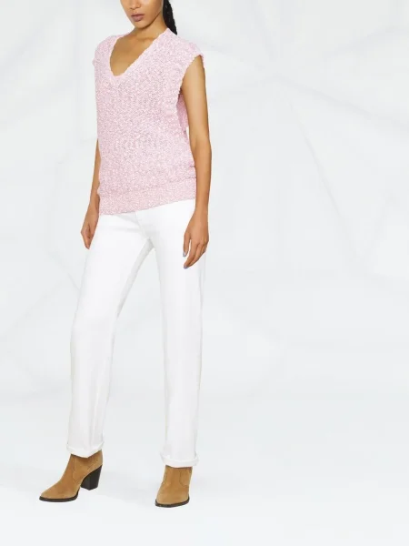 Top Ferragamo tricotate roz