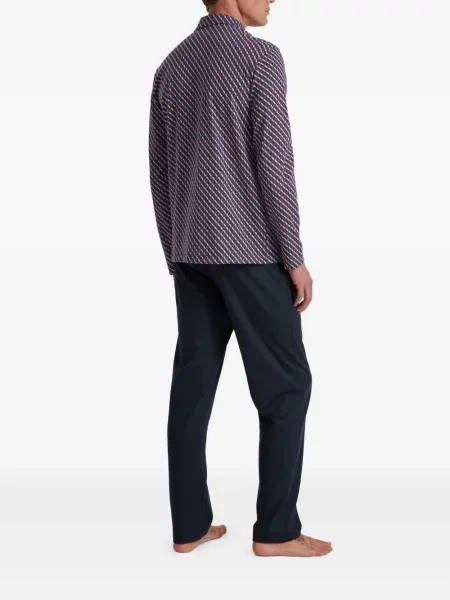 Piżama Calida z nadrukiem czerwona