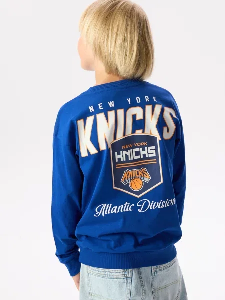 Reserved Mikina New York Knicks NBA modrá