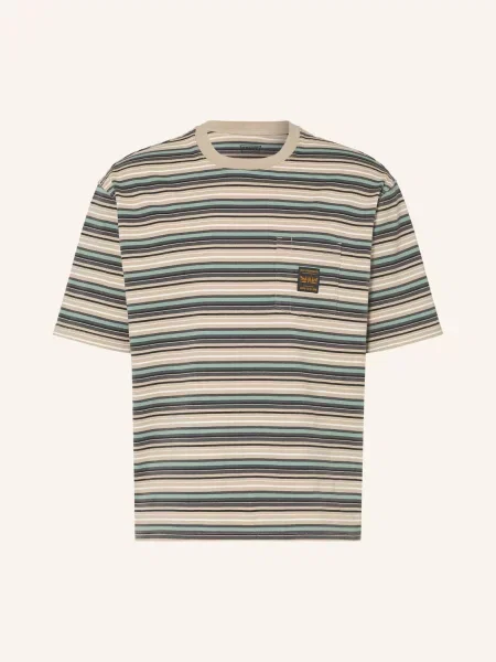 Levi's® Tričko Workwear Pocket / tmavě šedá / světle zelená béžová
