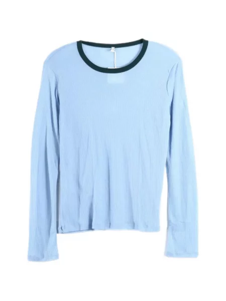 Lung tricou Baserange albastru