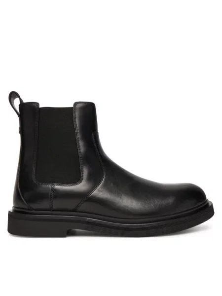 Kotníková obuv s elastickým prvkem KARL LAGERFELD bílé