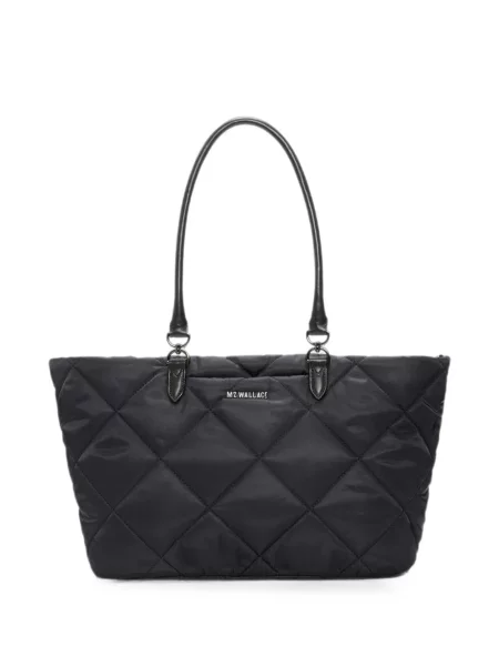 Matlasat geantă shopper Mz Wallace negru