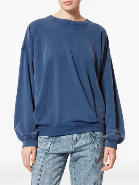 Hanorac Marant Etoile cu broderie albastru