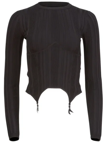 Top Fleur Du Mal čierna