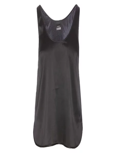Top Pinko de mătase negru