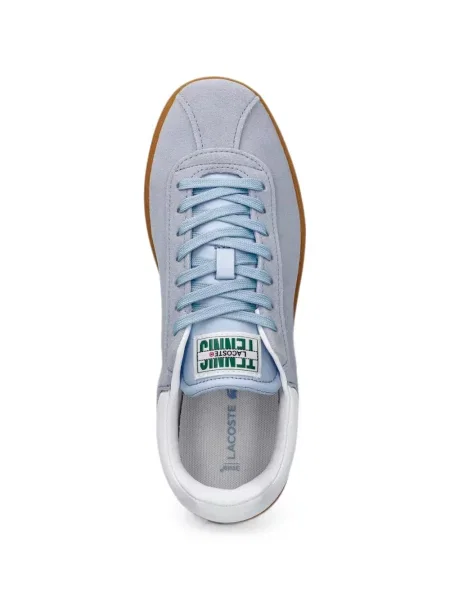 Sneakerși Lacoste cu broderie albastru