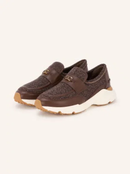 Tod's Nazouvací Tenisky hnědá béžová