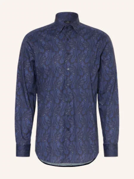 Etro Košile Regular Fit tmavě modrá bílá