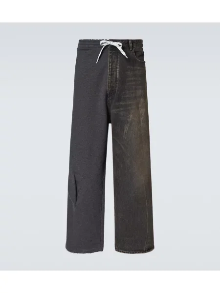 Široke kavbojke Balenciaga siva