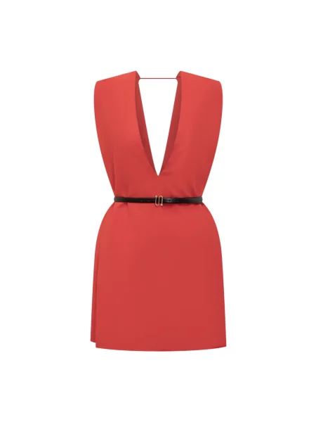 Mała sukienka mini Sportmax garniturowa mini czerwona