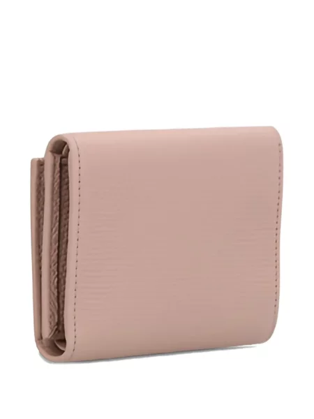 Portofel Longchamp din piele roz