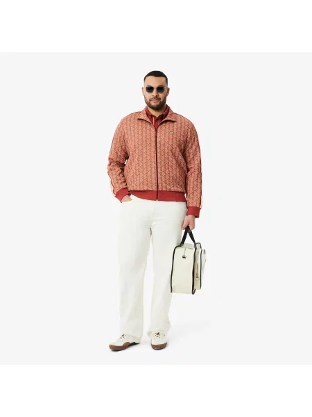 Lacoste толстовка чоловіча Paris Monogram коричнева