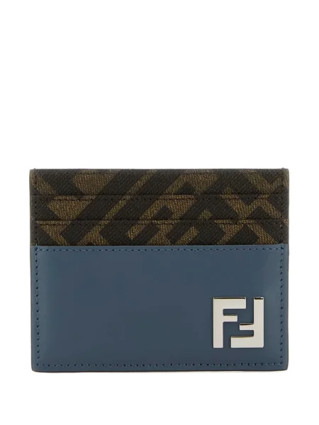Portofel Fendi din piele albastru