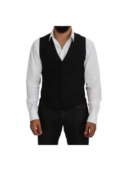 Kamizelka Dolce And Gabbana biznesowa czarna