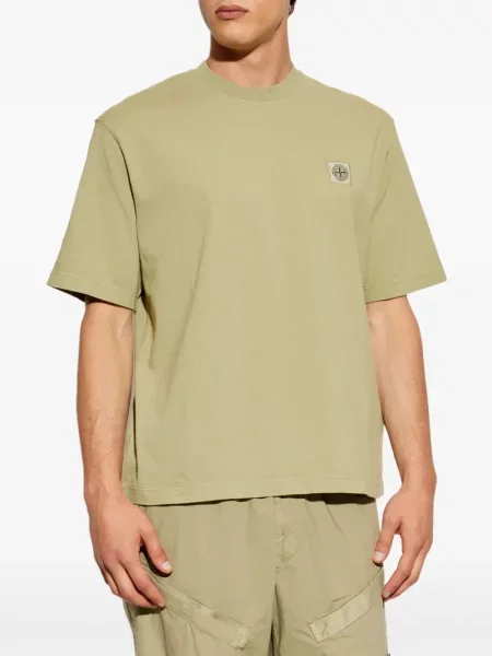 Póló Stone Island strasszokkal zöld