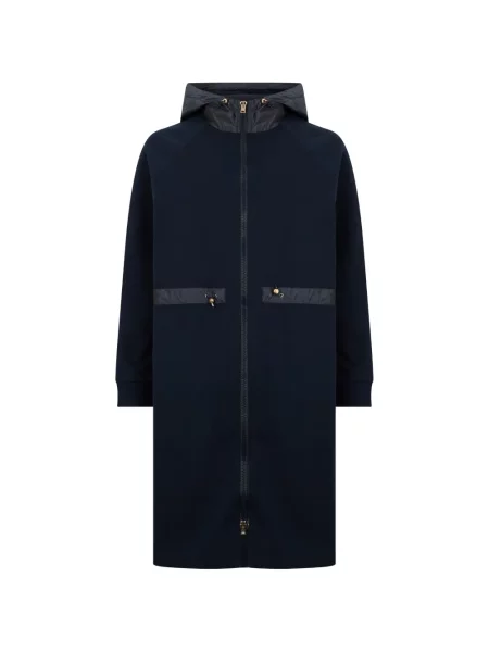 Palton Herno cu glugă albastru
