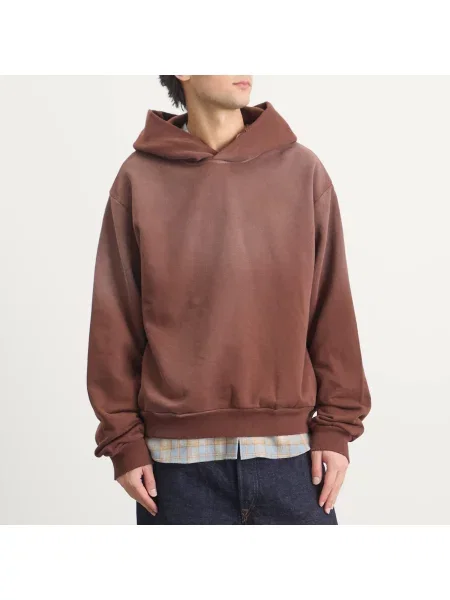 Bluza z kapturem Acne Studios brązowa