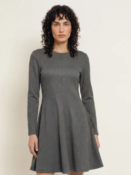 Weekend Max Mara Jerseyové Šaty Esule šedá
