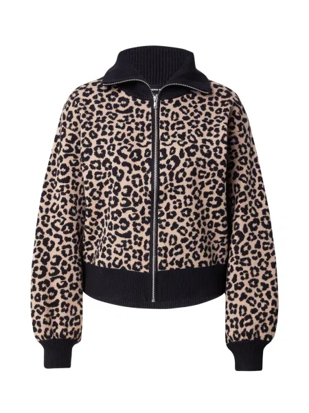 VERO MODA Geacă tricotată VMARIA bej negru
