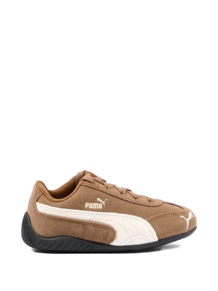 Sneakersy dziecięce Puma brązowe