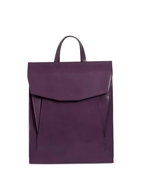 Kožni ruksak Merryl Tielman ljubičasta